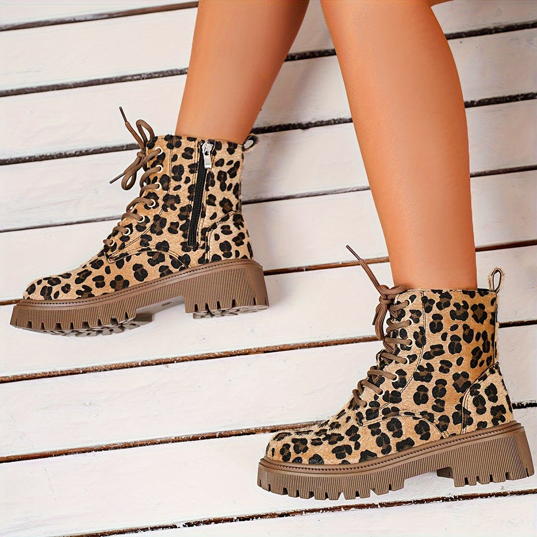 Maya - Chic Lace-Up Ankle Boots