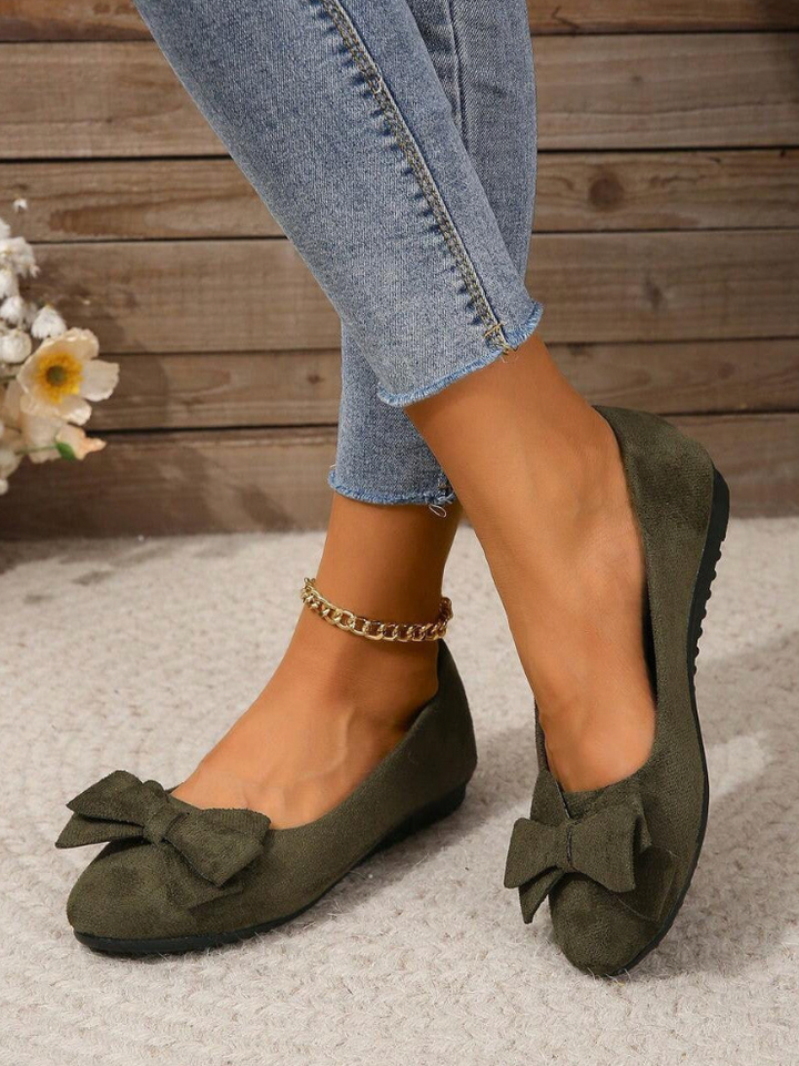 Heidi – Bow Detail Ballet Flats