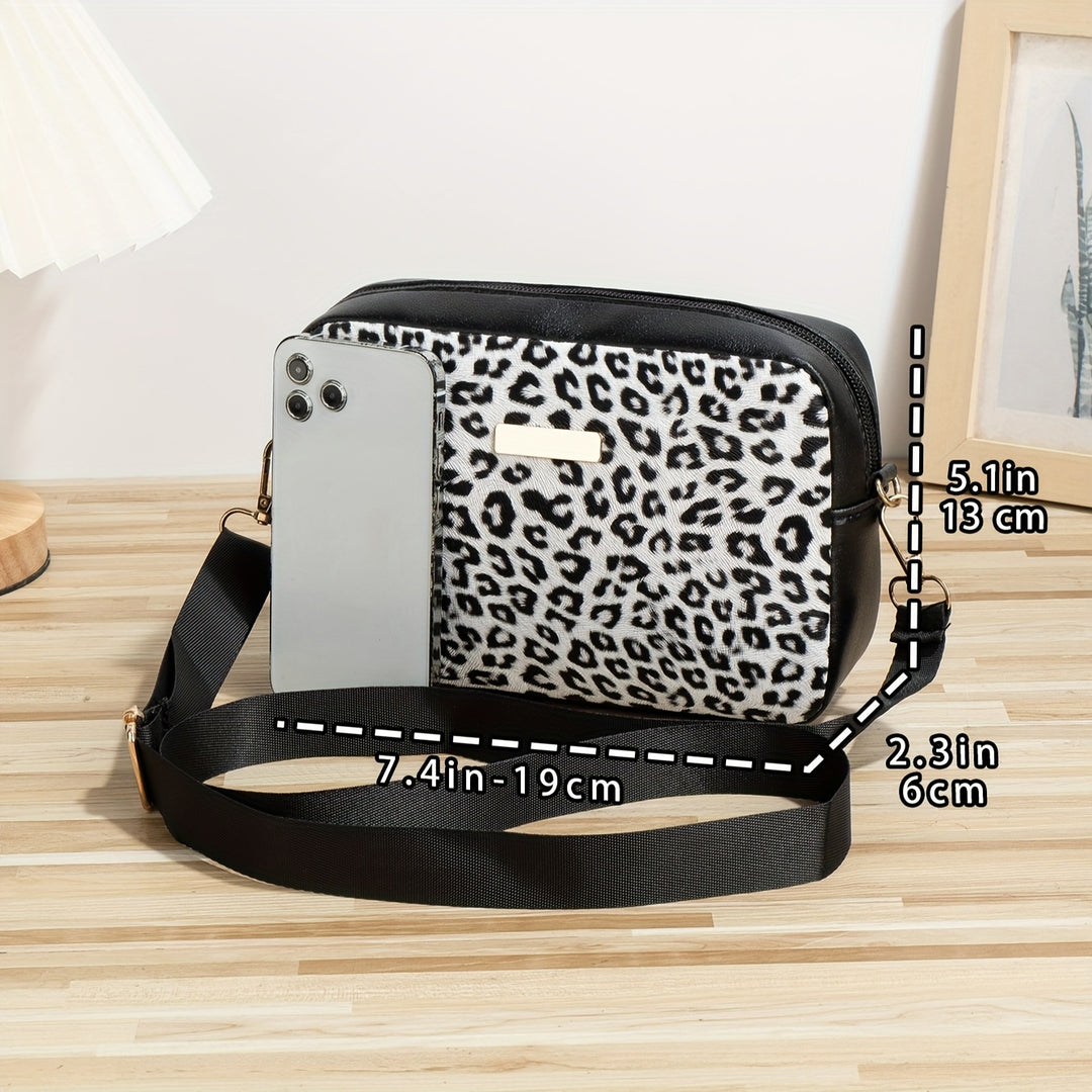 Ava - Leopard Print Crossbody Bag