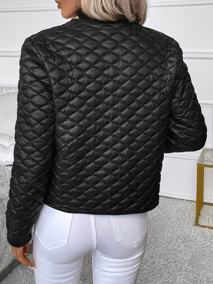 Andrea – Quilted Button-Up Jacket