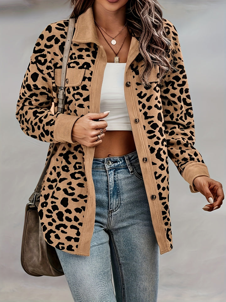 Zara - Leopard Print Shacket Jacket