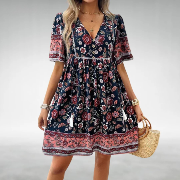 Eliza – Bohemian Floral Dress