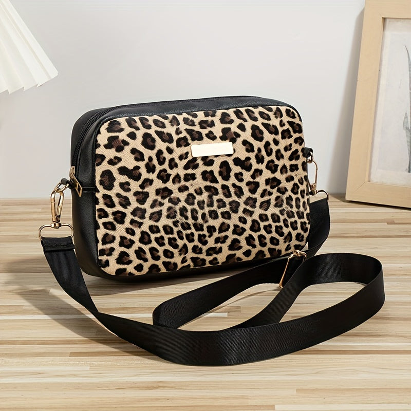 Ava - Leopard Print Crossbody Bag