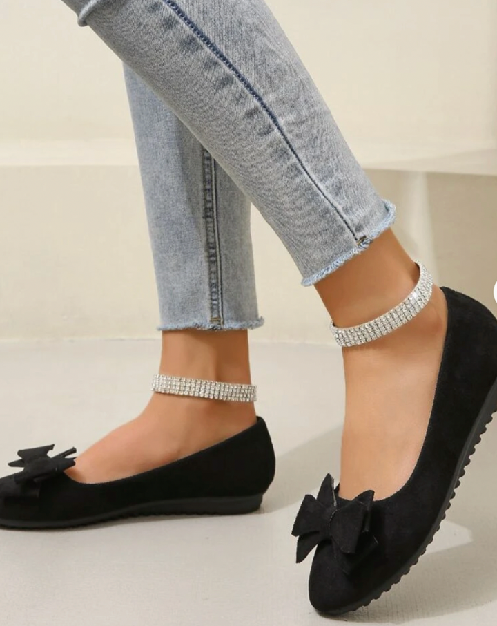 Heidi – Bow Detail Ballet Flats