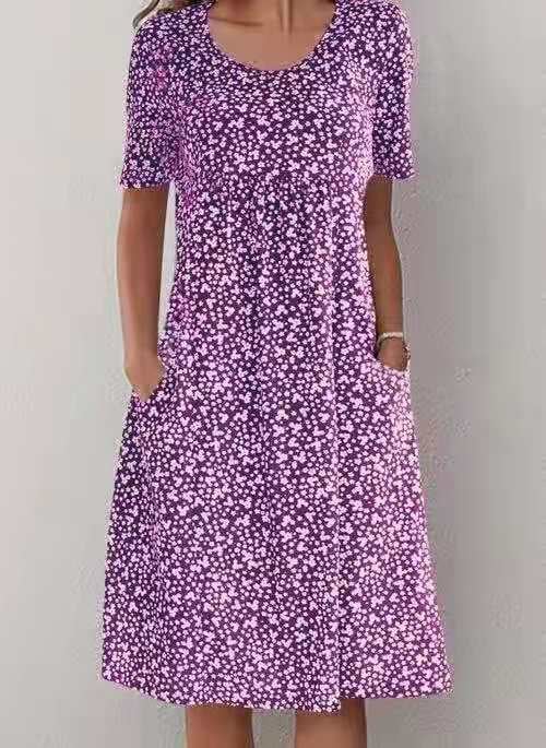 Hailee – Floral Pocket Midi Dress