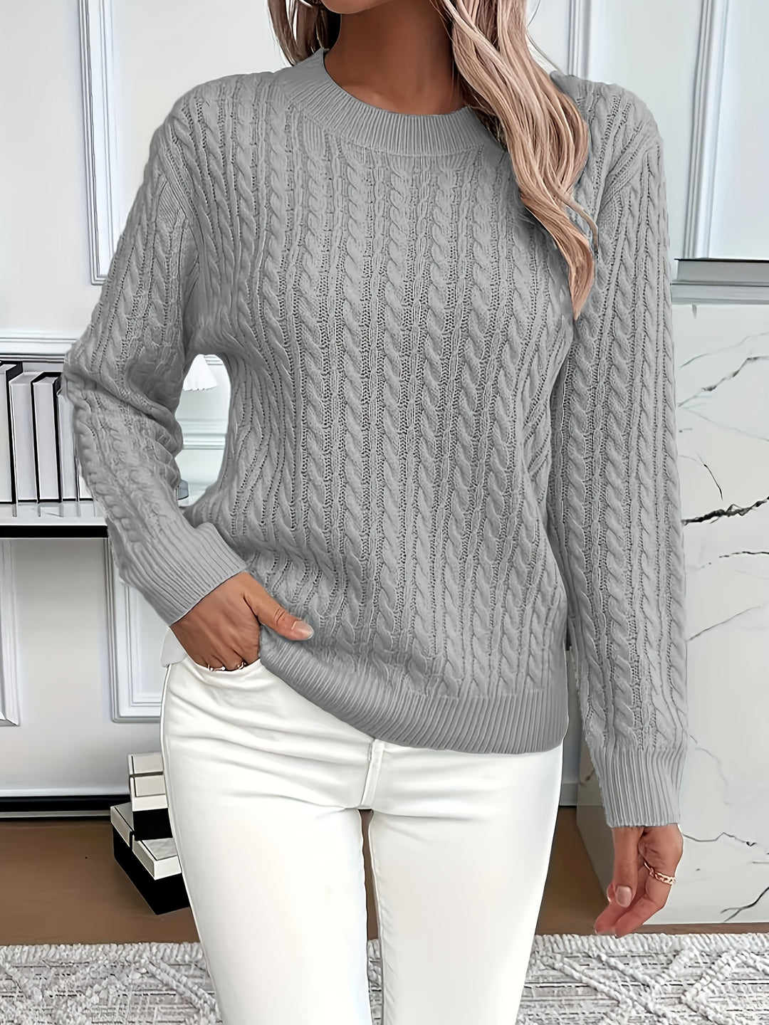 Bernila – Cable Knit Jumper