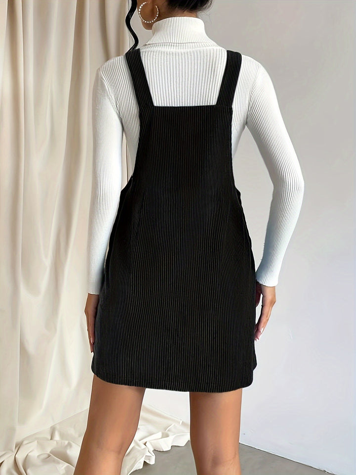 Lana – Corduroy Pinafore Dress