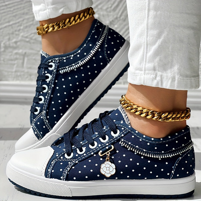 Ella – Lace Panel Sneakers