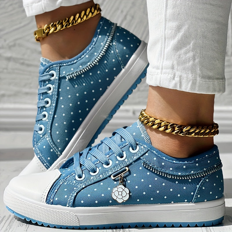 Ella – Lace Panel Sneakers