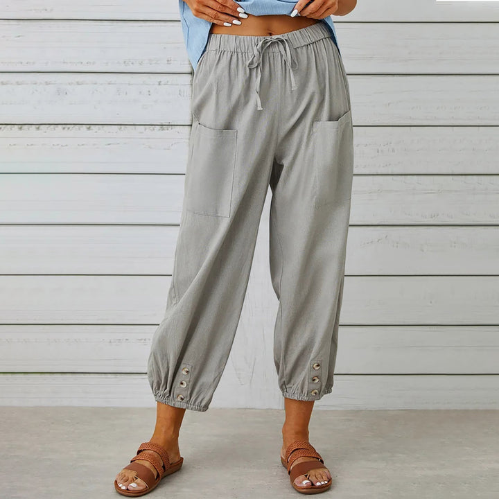Alba – Relaxed Button Cuff Trousers