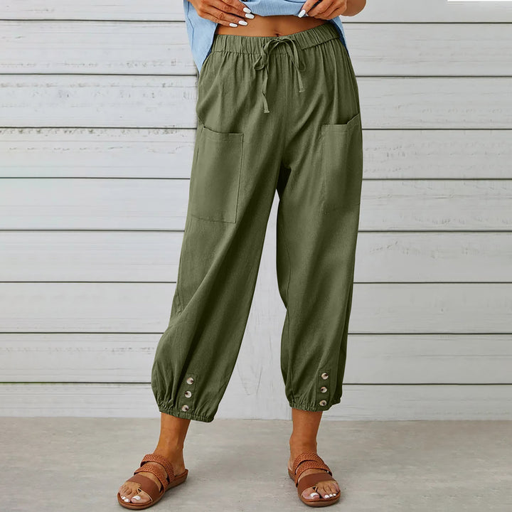 Alba – Relaxed Button Cuff Trousers
