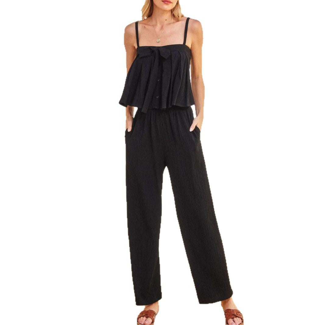 Ariana – Relaxed Fit Wide-Leg Jumpsuit