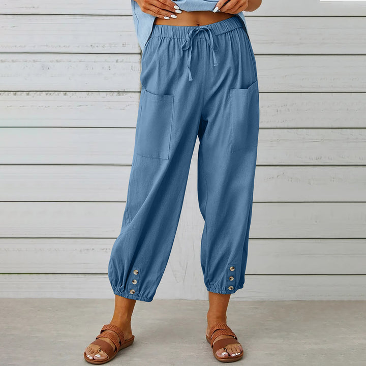 Alba – Relaxed Button Cuff Trousers