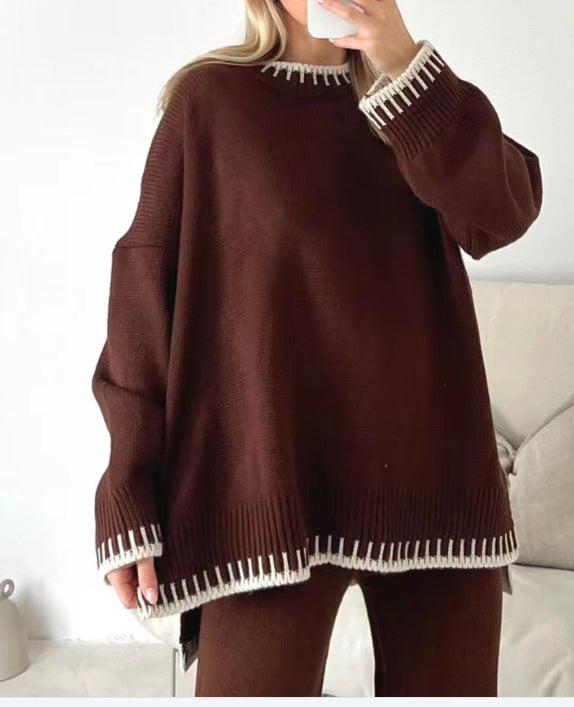 Althea – Contrast Trim Lounge Set
