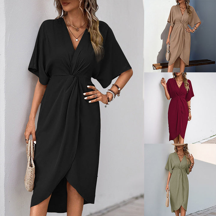 Sedra – Twist Front Midi Dress