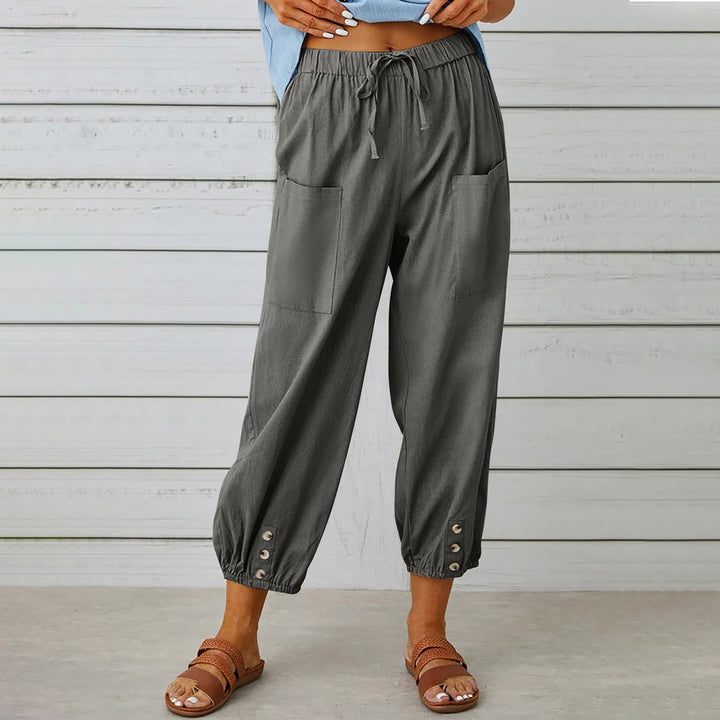Alba – Relaxed Button Cuff Trousers