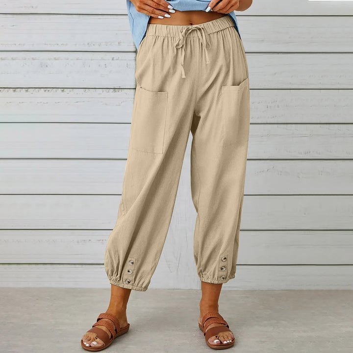 Alba – Relaxed Button Cuff Trousers