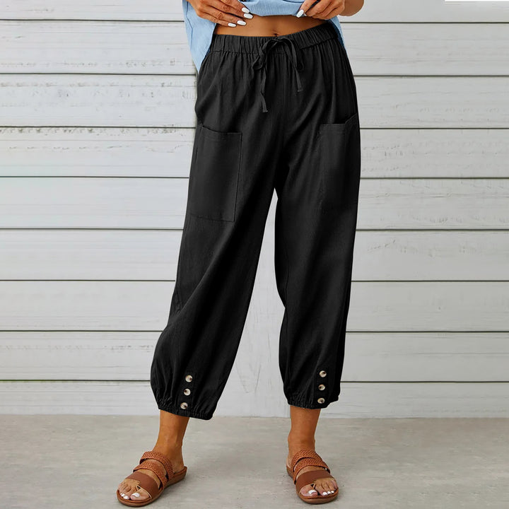 Alba – Relaxed Button Cuff Trousers