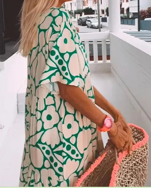 Lillie – Floral Print Maxi Dress