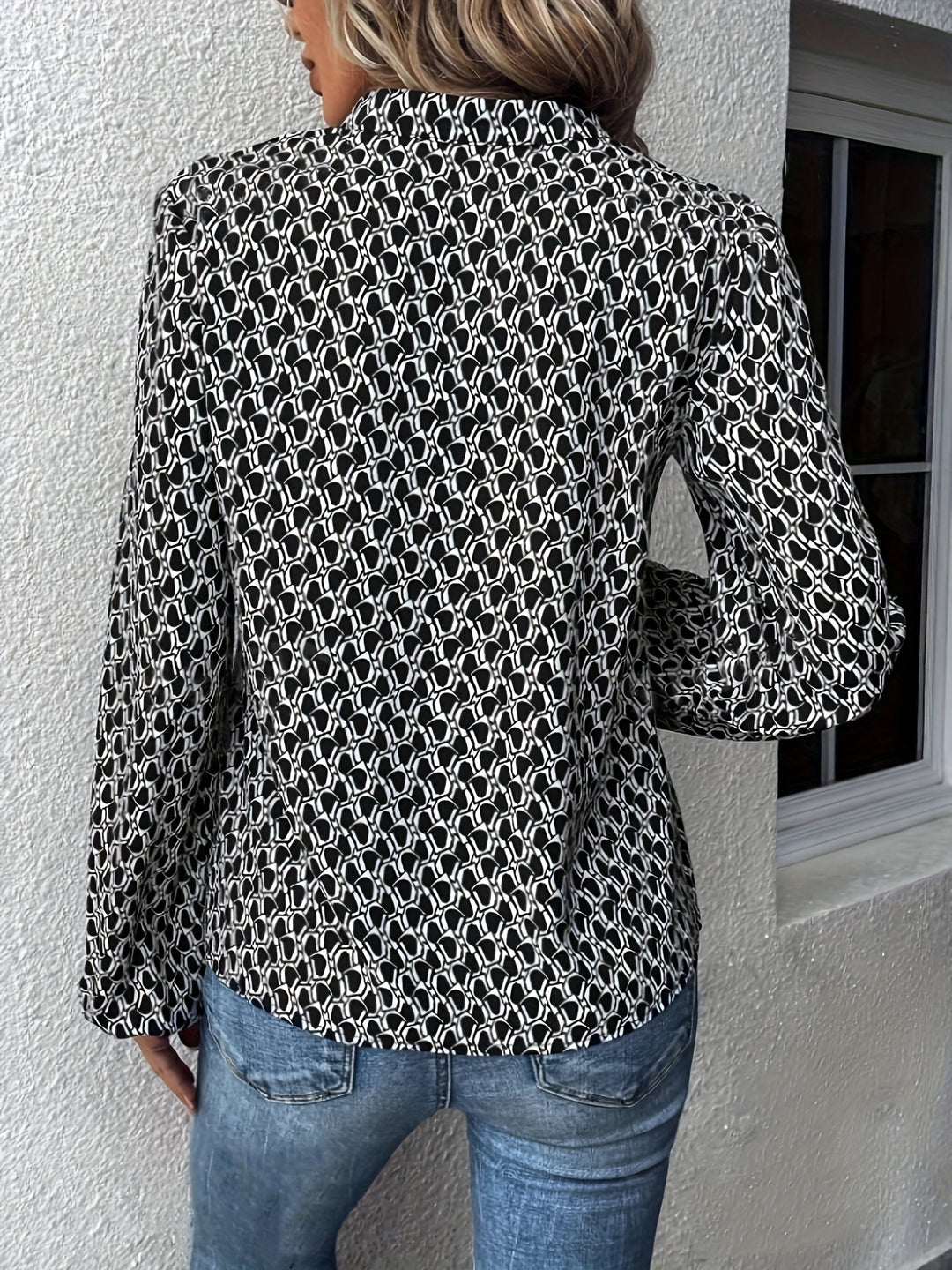 Harriet – Patterned Blouse