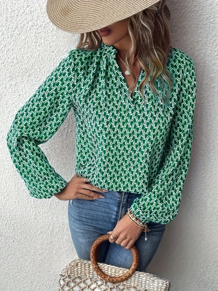 Harriet – Patterned Blouse