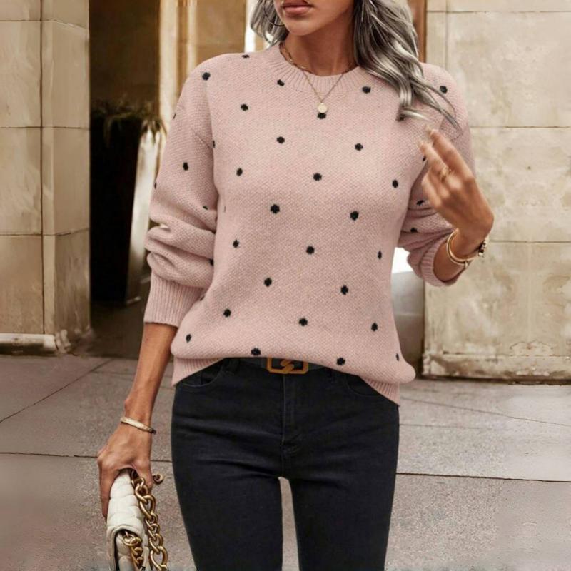 Nina - Polka Dot Knitted Sweater