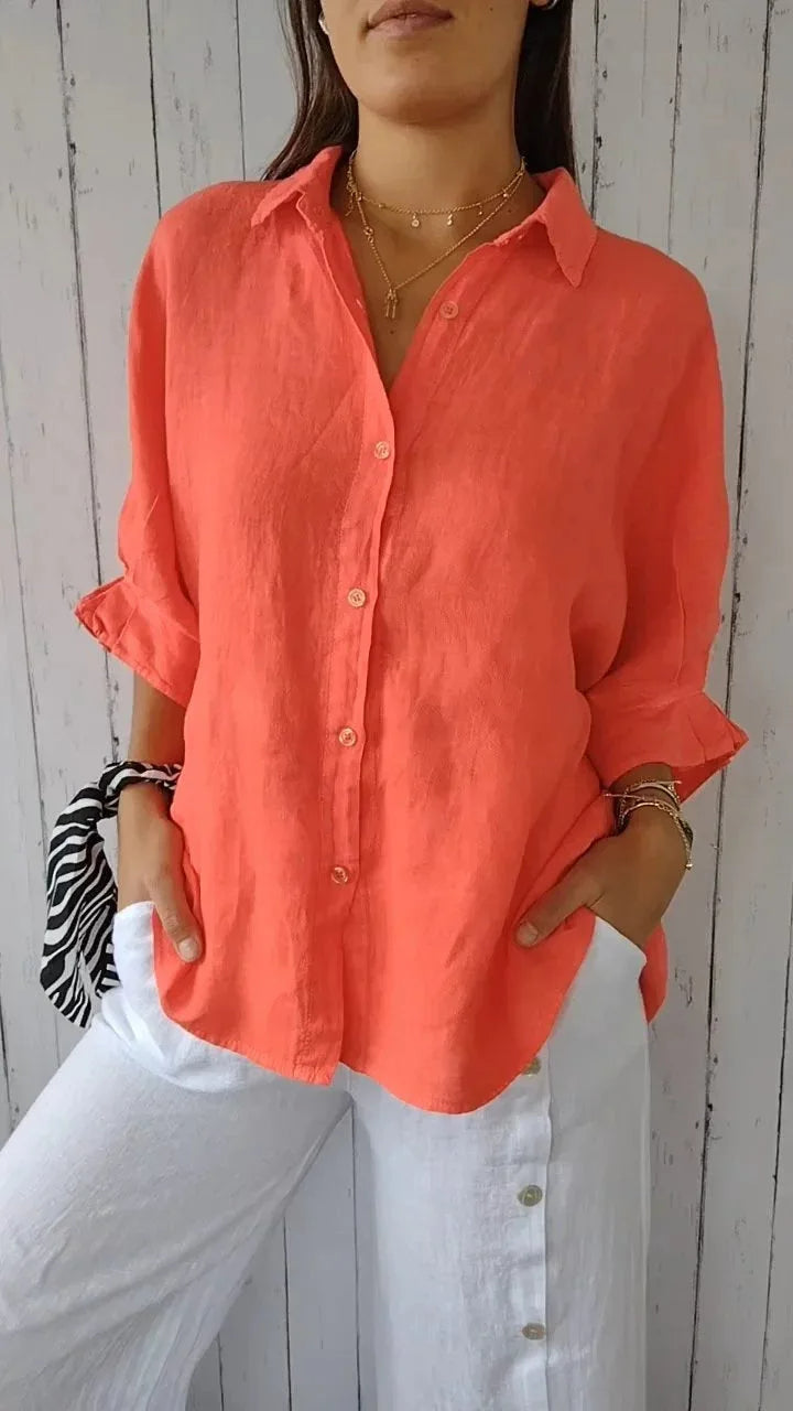 Bonnie – Relaxed Button-Up Shirt