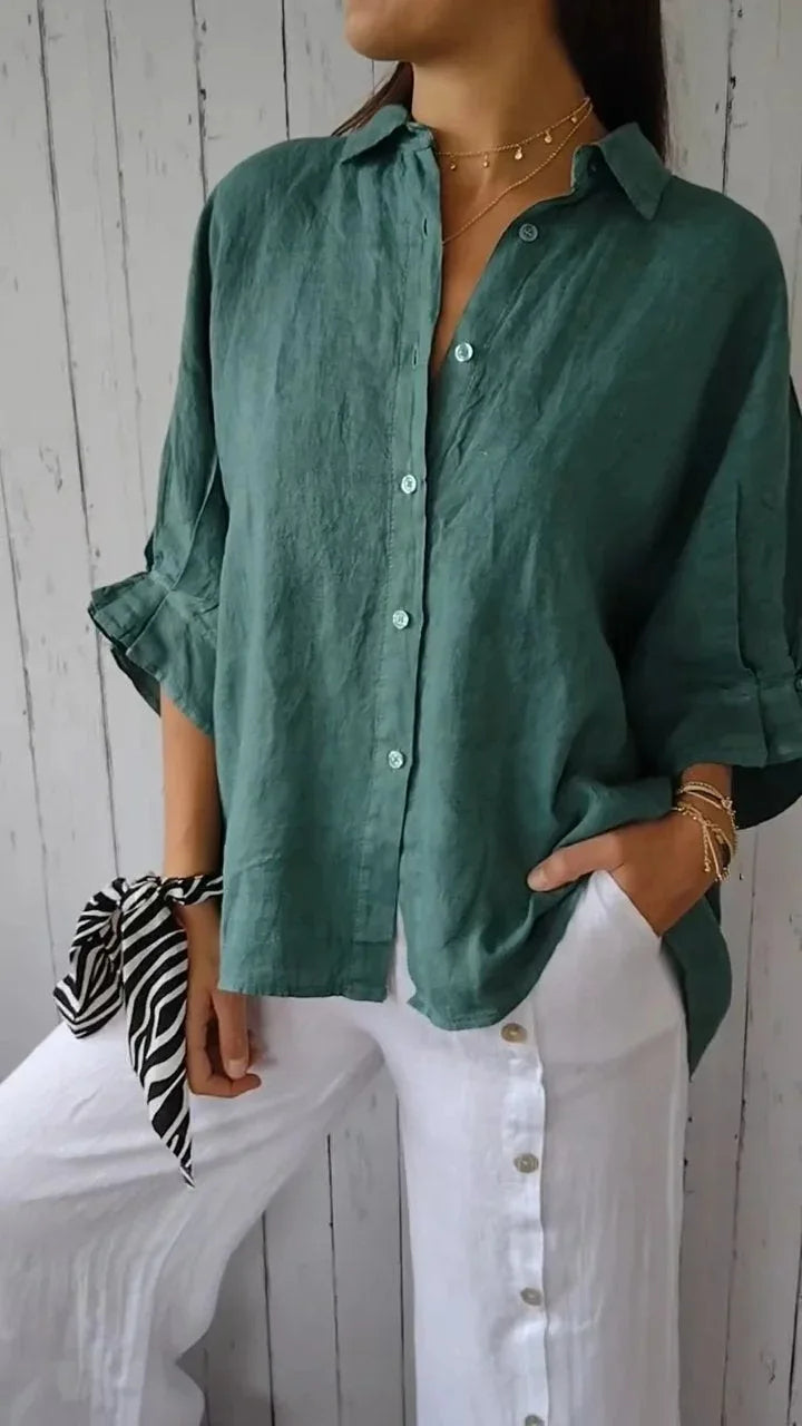 Bonnie – Relaxed Button-Up Shirt