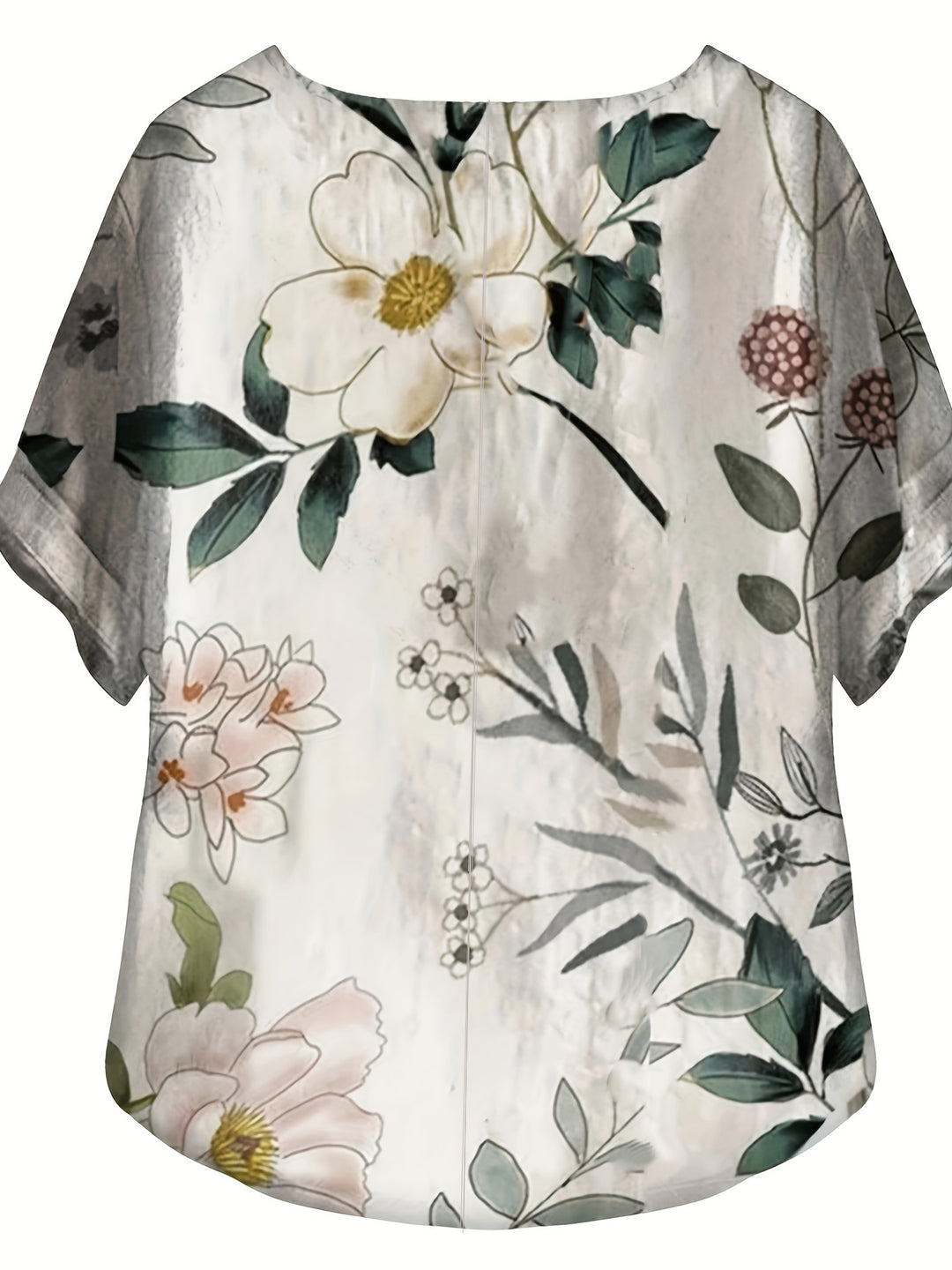 Sienna – Floral Button Detail Blouse