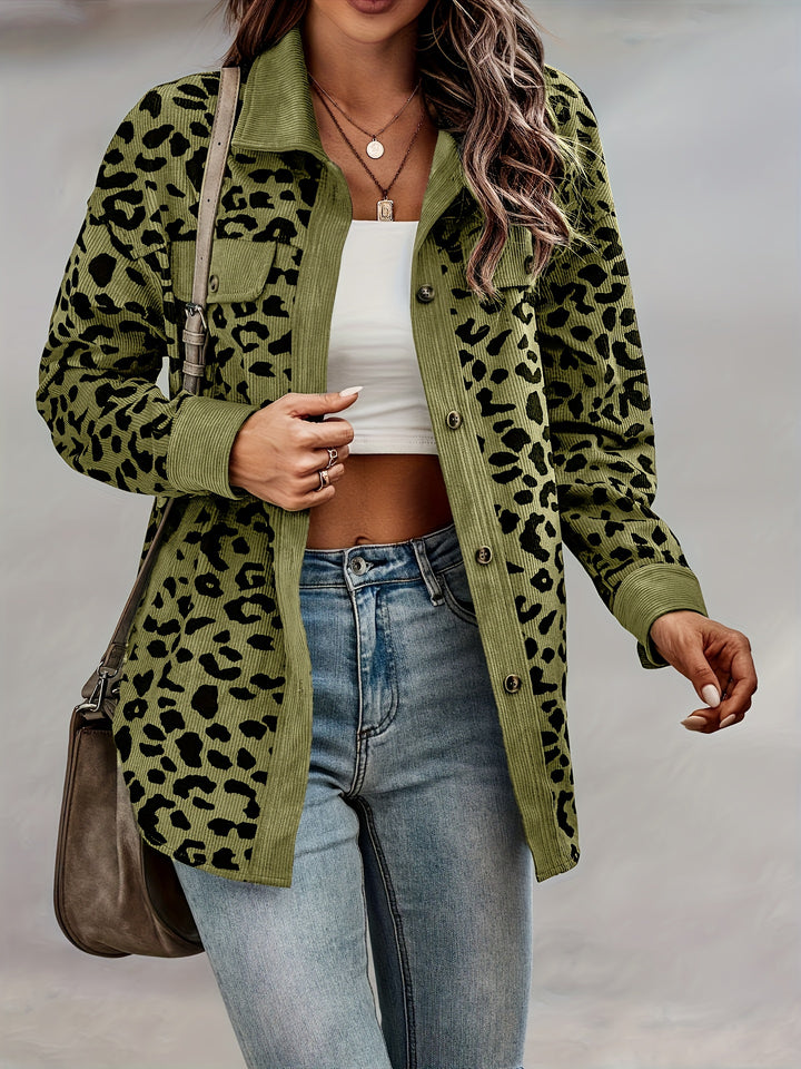 Zara - Leopard Print Shacket Jacket