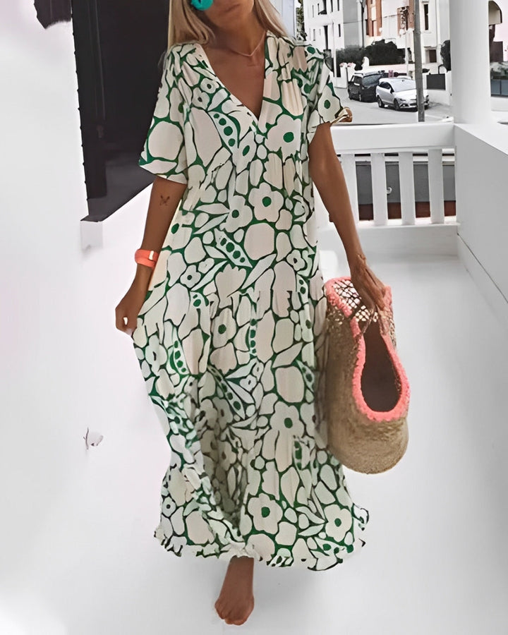 Lillie – Floral Print Maxi Dress