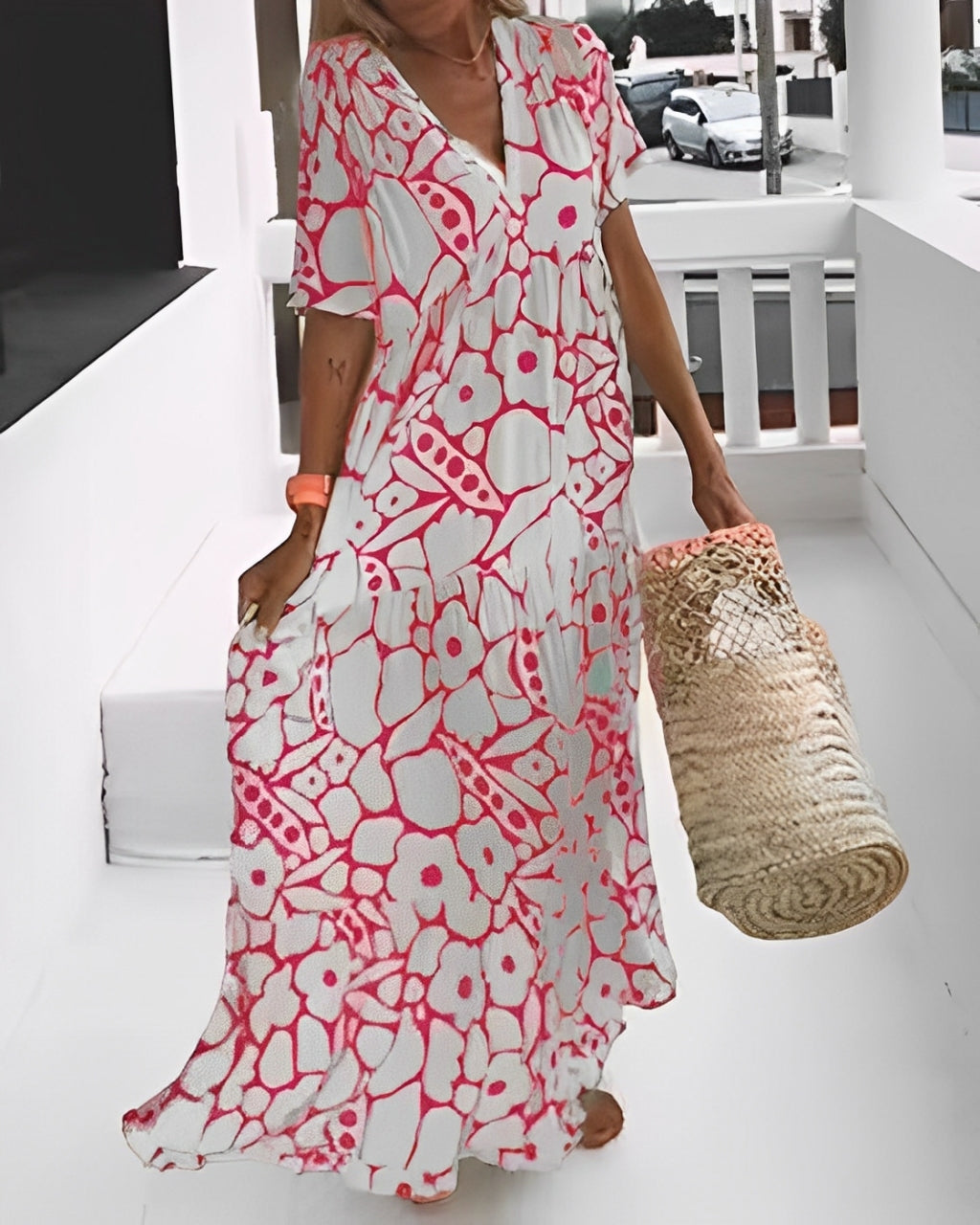 Lillie – Floral Print Maxi Dress
