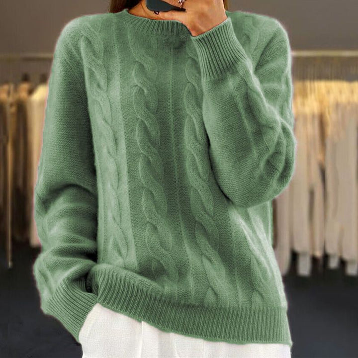 Poppy – Cable Knit Sweater