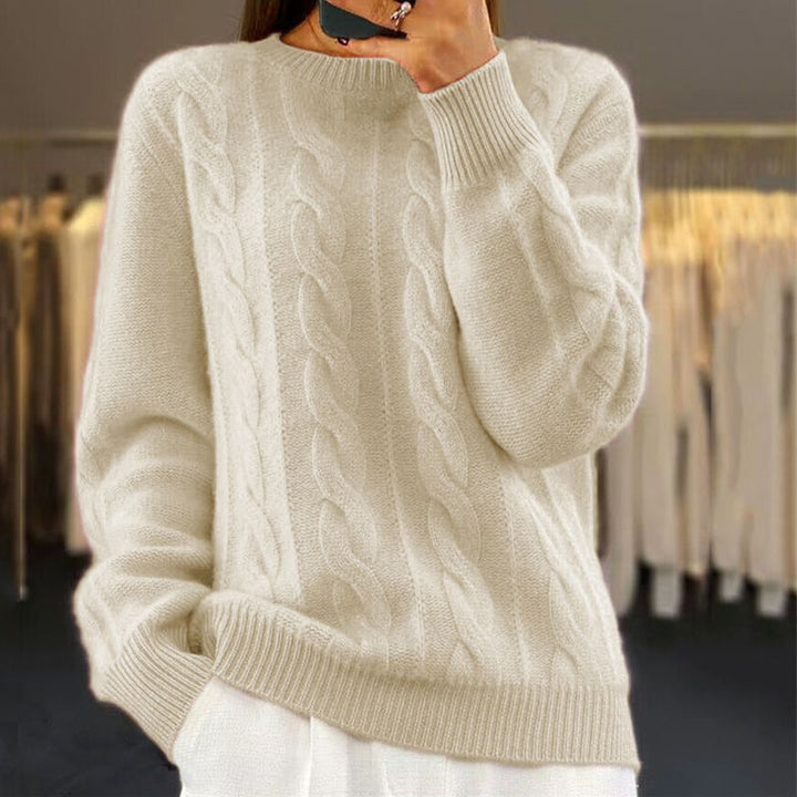 Poppy – Cable Knit Sweater