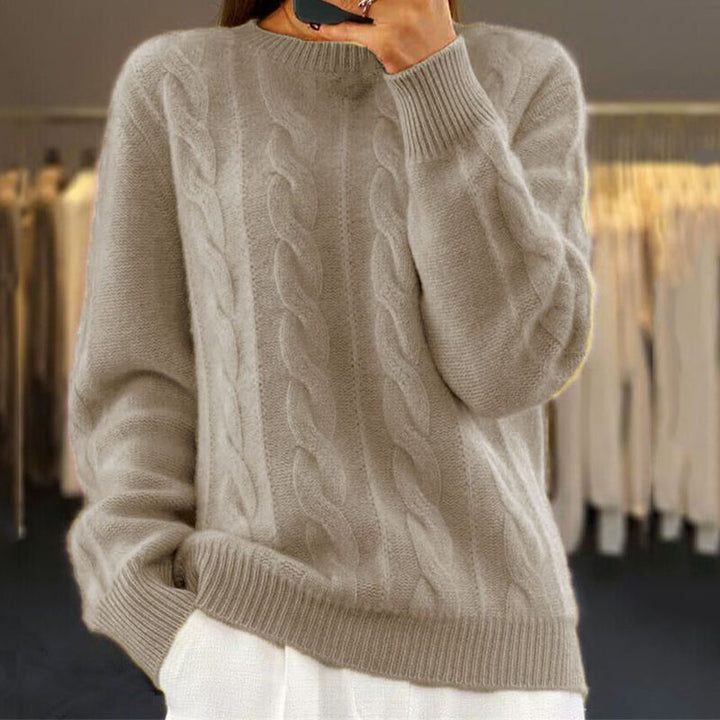 Poppy – Cable Knit Sweater